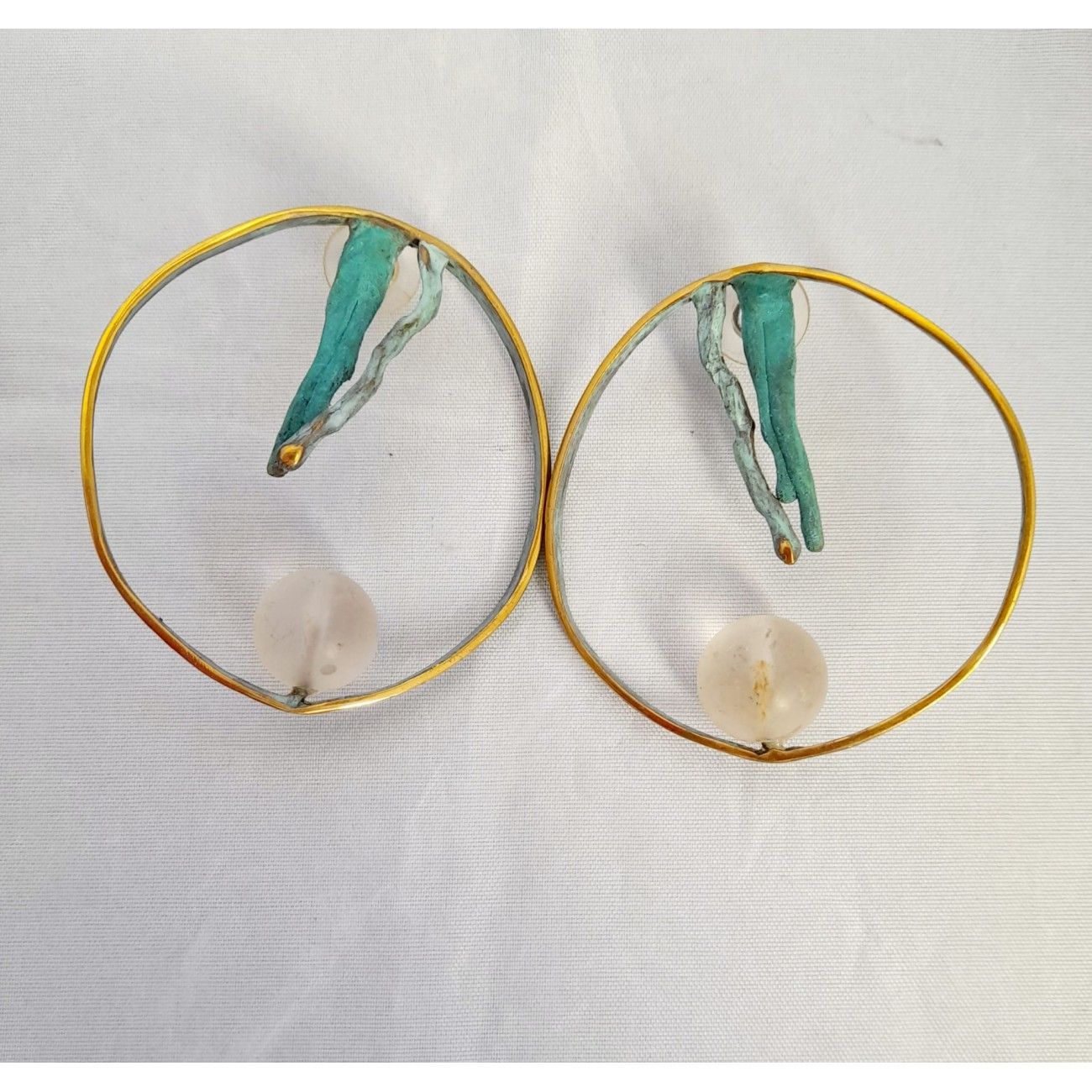 Hoop Earrings with...