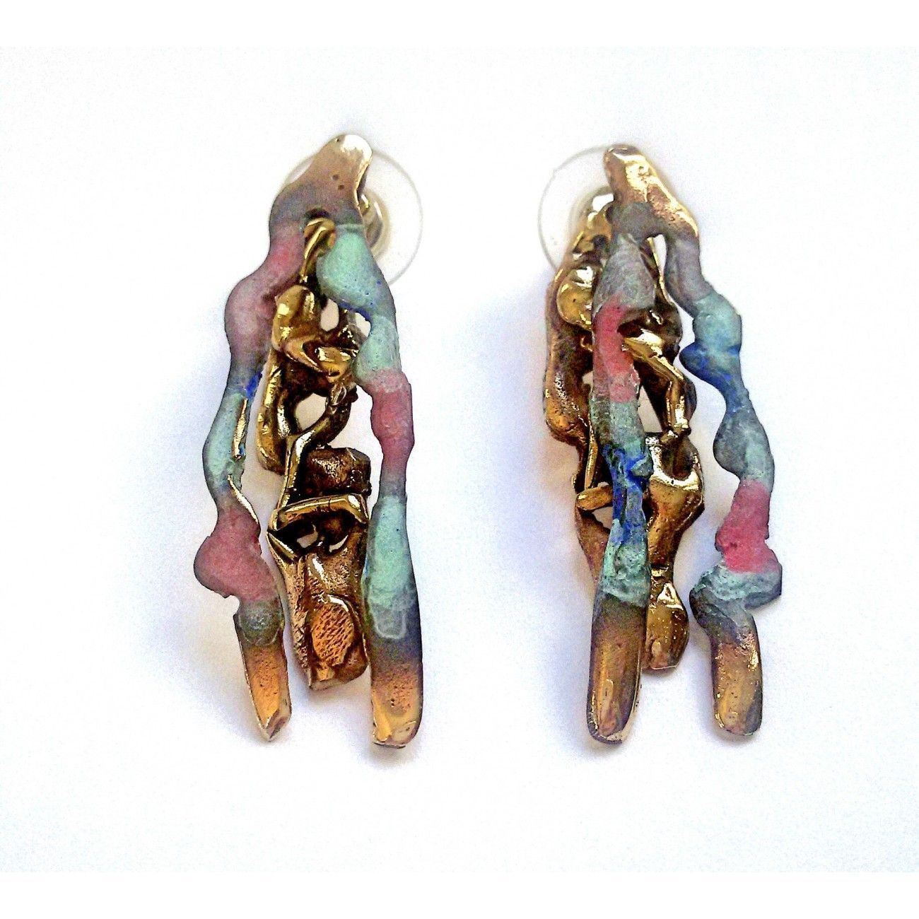 Bronze earrings from...