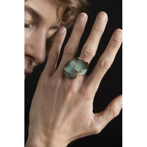 ANILLO VERDE NENÚFAR