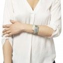 Pulsera en bronce verde y...