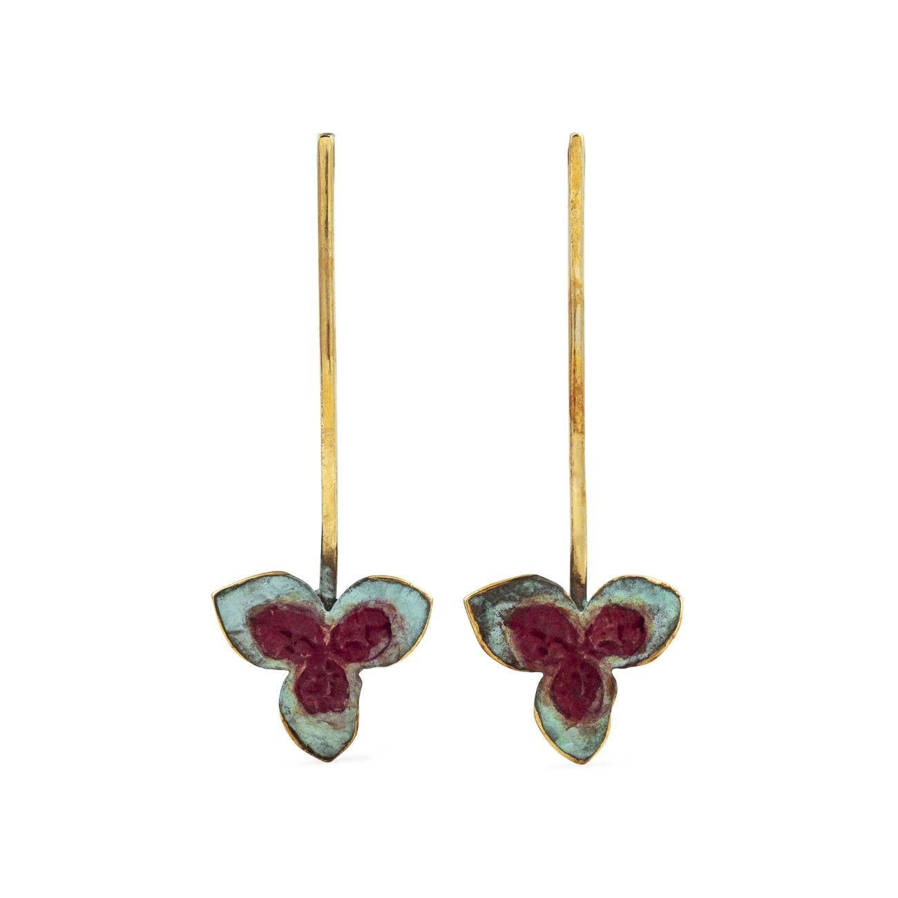 Bronze earrings from...