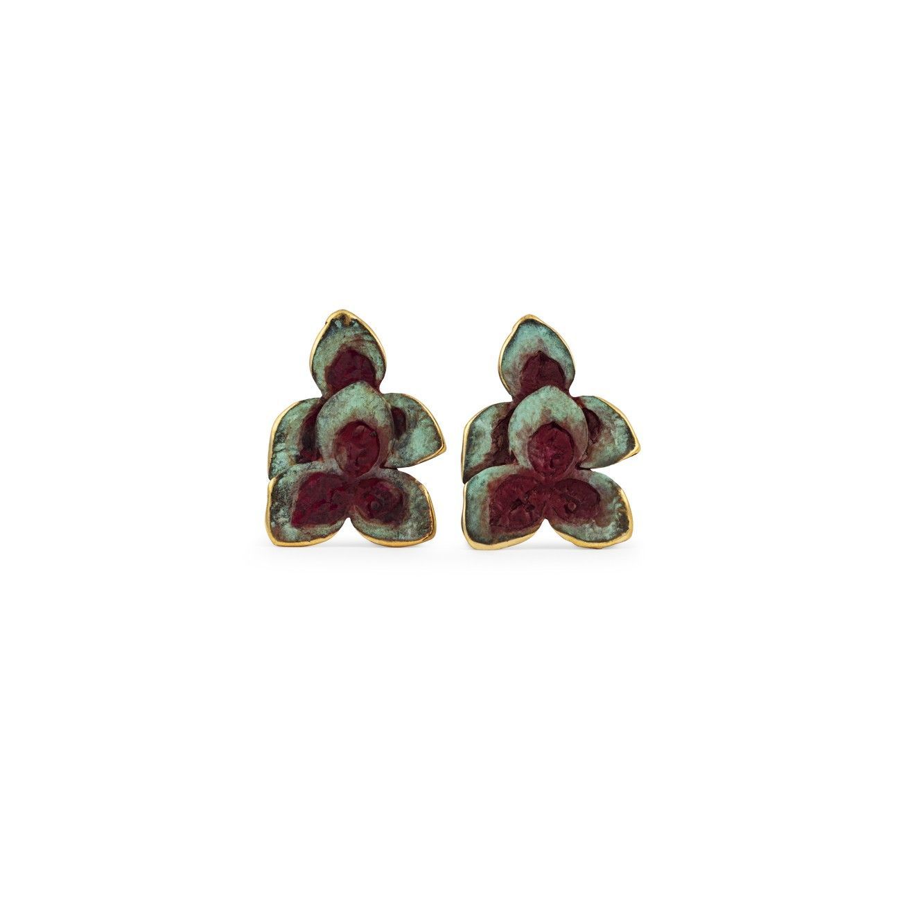 Bronze earrings from...