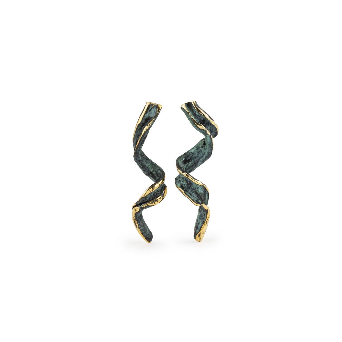 Bronze earrings from...