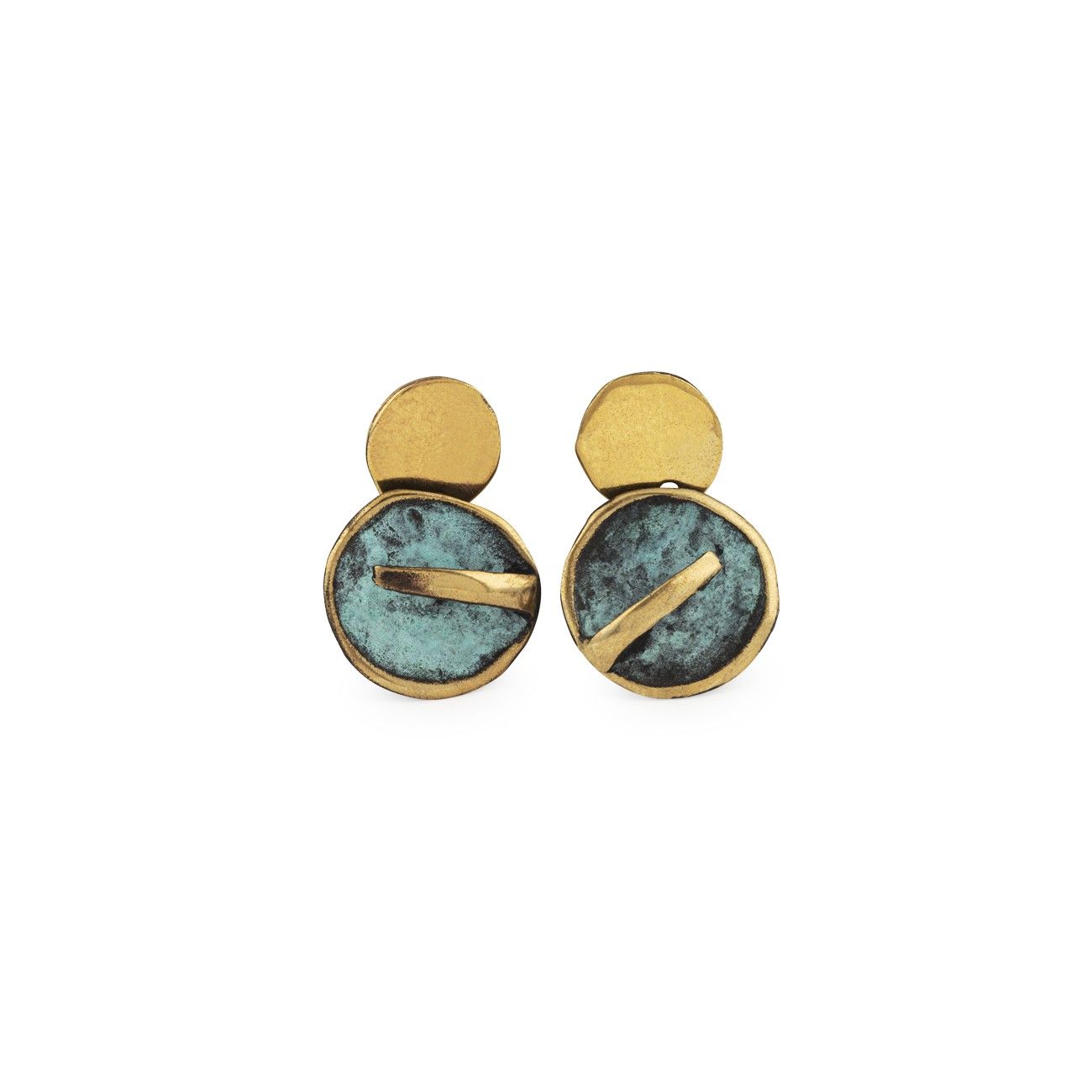 Boucles d'oreille en bronze...